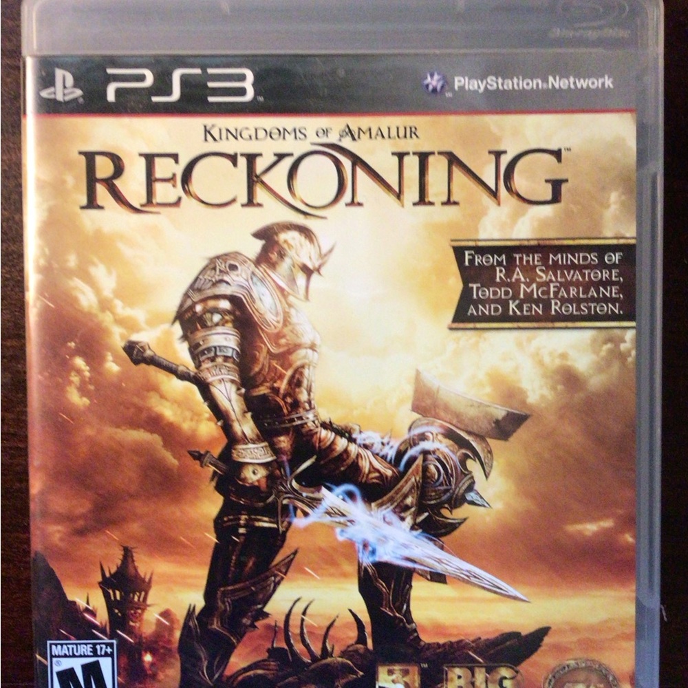 PlayStation PS3 game. Kingdoms of Amalur RECKONING.